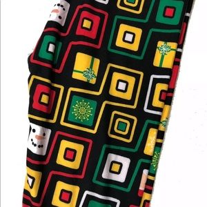 Lularoe OS Christmas Leggings